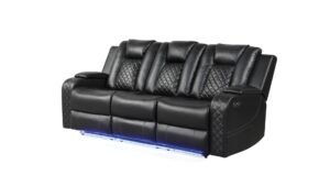 Benz 2 PC Set Black masa furniture