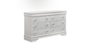 Blaze Bedroom Set in White - Image 4