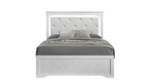 Blaze Bedroom Set in White - Image 3