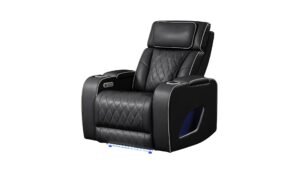 Fortuner Living Room Set in Black masa furniture