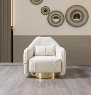 Helena Ivory Velvet Sofa 94" - Image 2