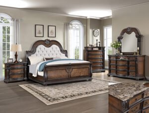 Stanley Bedroom Set – Coffee Brown | Luxury Bedroom Furniture in Houston
