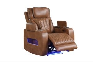 Brown power reclining set Houston