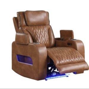 DUBAI 3PC Brown Power Reclining Set