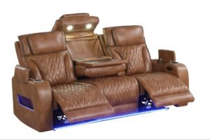 Brown power reclining set Houston