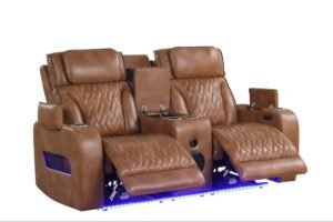 Brown power reclining set Houston