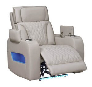 Power Reclining Leather Sofa Set with Massage – Houston | MASA Furniture