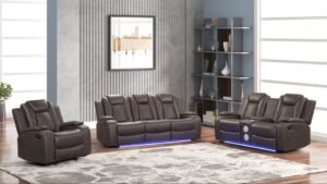 Luz Chocolate - 3PC Reclining Set - Image 5