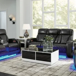 U271-06 Power 2PC or 3PC Reclining Set (Genuine Leather + Air Massage)