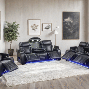 TOKYO 3PC Black Power Reclining Set **NEW ARRIVAL**