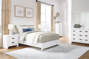 Ashley white twin bedroom Set