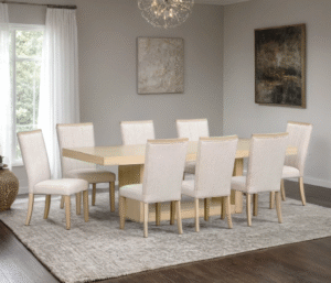 D901 - Dining Table + 8 Chair Set - Image 3
