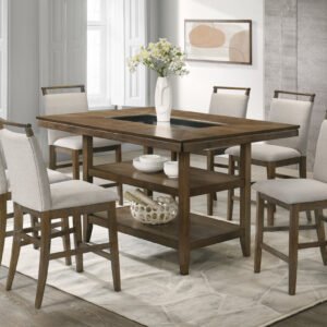 Tommy20/40 – Counter Height Table & 6 Chairs Set
