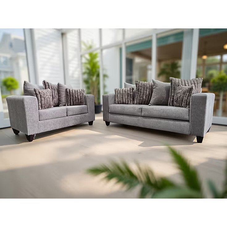 S325 Kora (Smoke) AND LOVE SEAT IN HOUSTON AT MASA FURNITURE