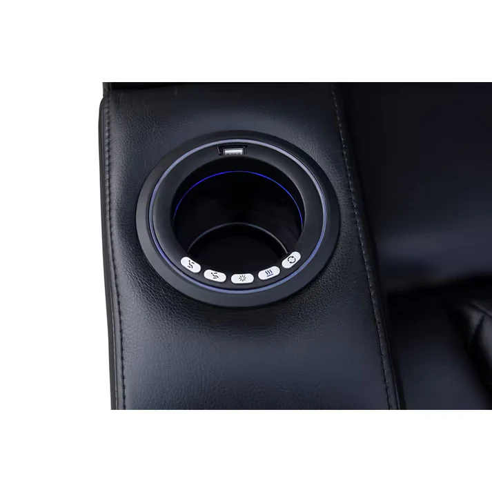 S1890 Bomer White Reclining Sofa with Heated Seats and LED Lighting – Masa Furniture 1