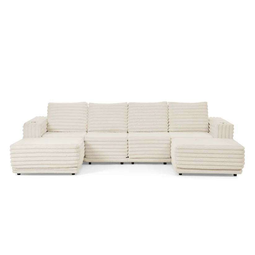 S3662 Neeha (Cream) Sectional - Image 3