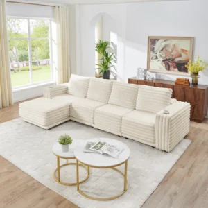 S101 Nuve (Cream) Sectional