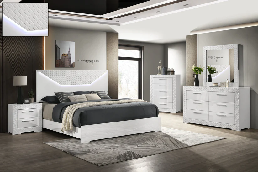 B62 IvetteBedroom Set Masa Furniture Houston