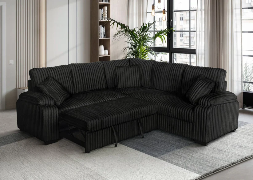 Neeha (Black) Sectional Masa Furniture 1