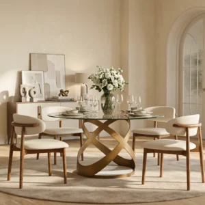D1550 Dimi (Clear Glass/Bronze) Dining Room