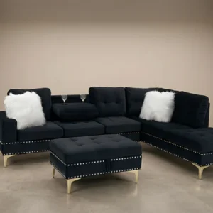 S133 Joy II (Black) Sectional