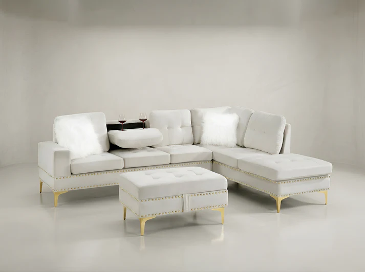 Joy II (Beige) Living Room Masa Furniture